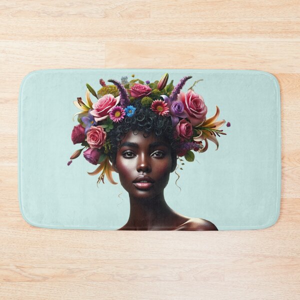 Item preview, Woman with Flower Crown designed and sold by GlassPenny.