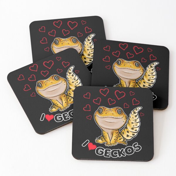 Item preview, I love geckos Cute Leopard Gecko Design designed and sold by BeataY6Art.
