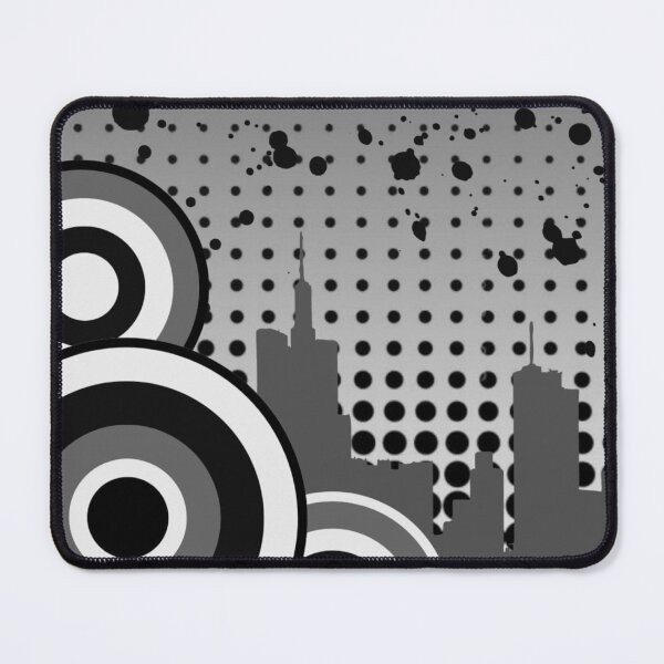 Item preview, black and white abstract frutiger metro pattern designed and sold by meuliasshop.