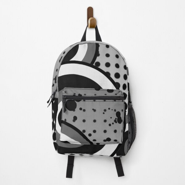 Item preview, black and white abstract frutiger metro pattern designed and sold by meuliasshop.