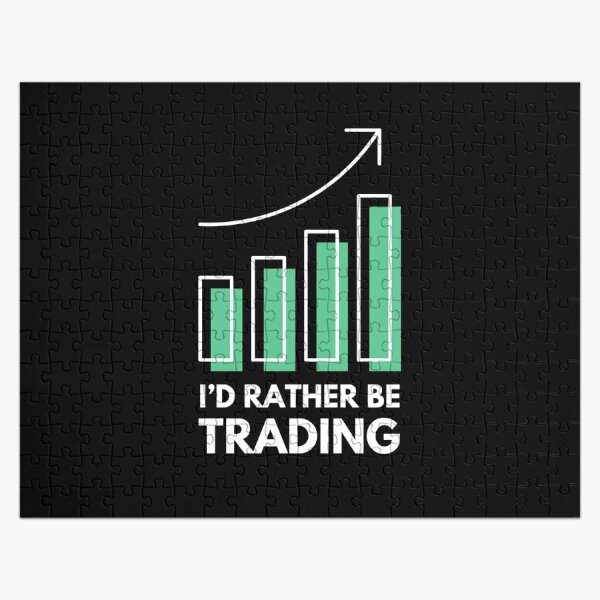 Item preview, I'd Rather be Trading Stock Trader Trading, Stock Market, Trading Gift designed and sold by DesignDailyDeal.