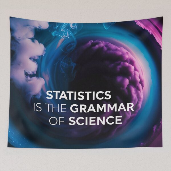 Item preview, Statistics Is The Grammar Of Science Funny Quote designed and sold by TheArtOfPat.