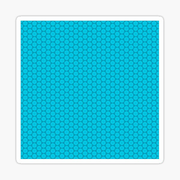 Abstract Turquoise Pattern 7 Sticker