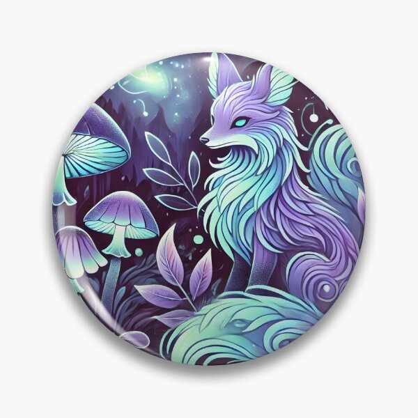 Item preview, Twilight Enchantment: The Luminous Forest Fox designed and sold by advanceprintart.