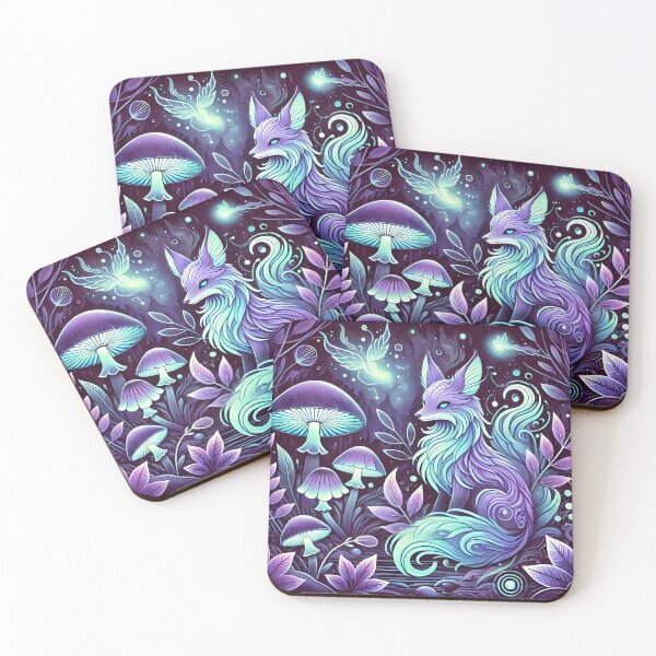 Item preview, Twilight Enchantment: The Luminous Forest Fox designed and sold by advanceprintart.