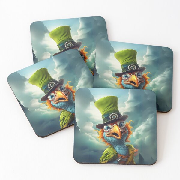 Item preview, The Dapper Parrot of the Sky Realm designed and sold by Sillytoe.