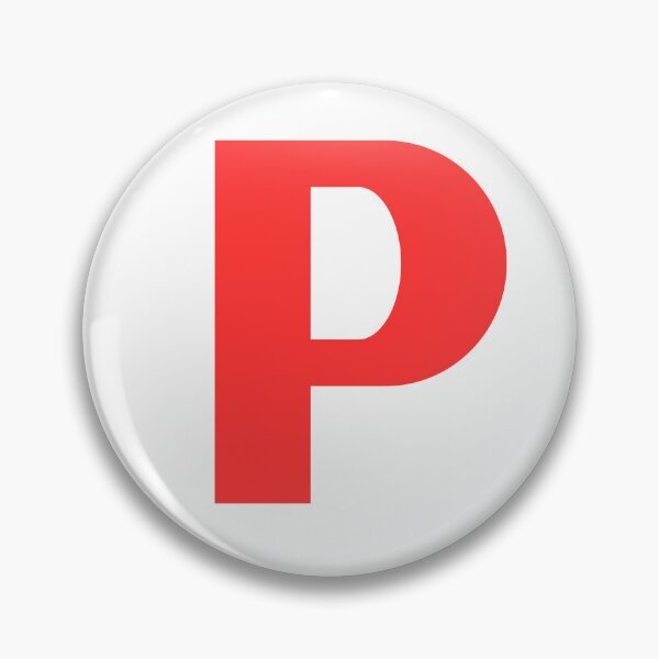 Item preview, Big Red Alphabet Letter P designed and sold by RobbiesMusic.