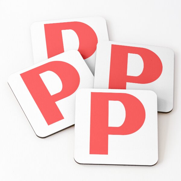 Item preview, Big Red Alphabet Letter P designed and sold by RobbiesMusic.
