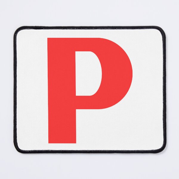 Item preview, Big Red Alphabet Letter P designed and sold by RobbiesMusic.