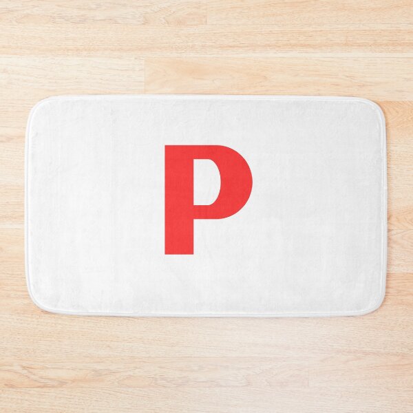 Item preview, Big Red Alphabet Letter P designed and sold by RobbiesMusic.