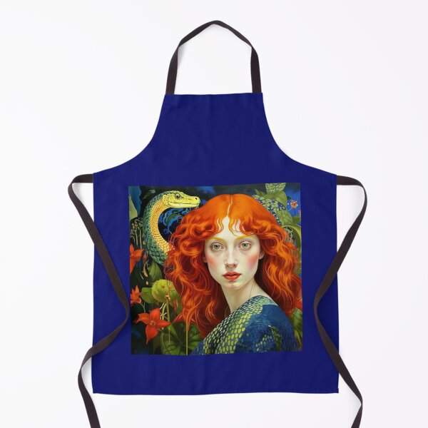 Aperçu de l'œuvre Une femme serpent parmi des plantes fantastiques. créée et vendue par Natalia-Vlad.