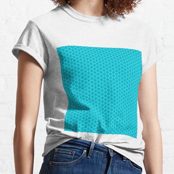 Abstract Turquoise Pattern 9 Classic T-Shirt