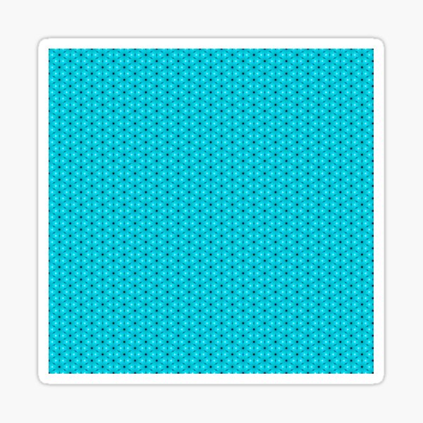 Abstract Turquoise Pattern 9 Sticker