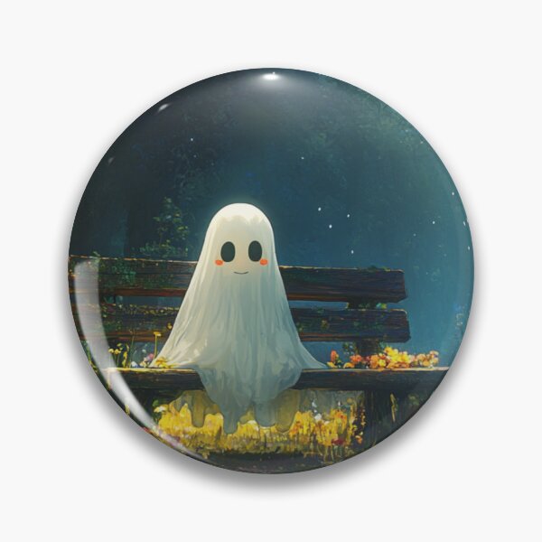Item preview, Cute Ghost in the Forest designed and sold by cardinalhill.