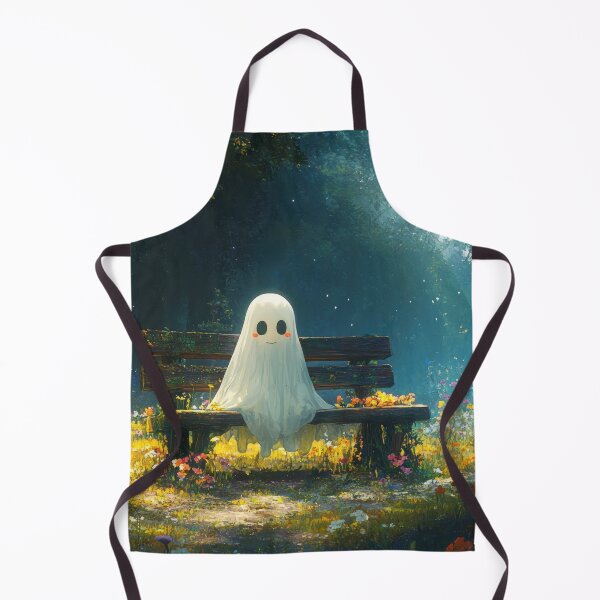 Item preview, Cute Ghost in the Forest designed and sold by cardinalhill.