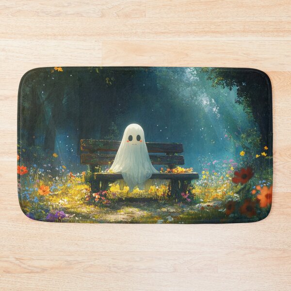 Item preview, Cute Ghost in the Forest designed and sold by cardinalhill.