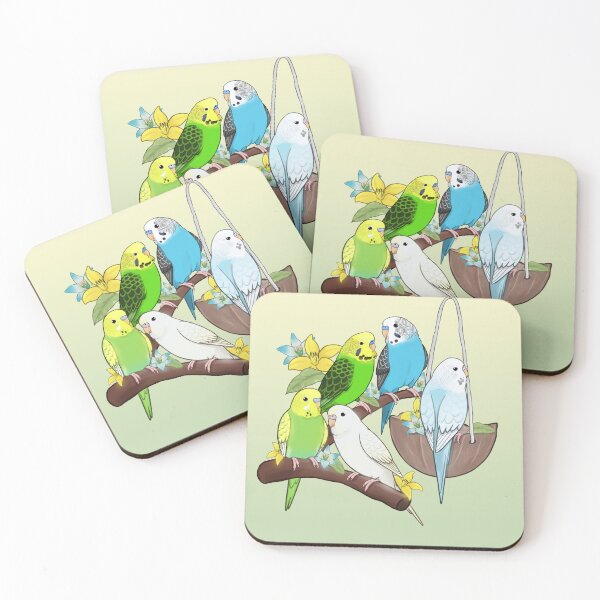 Item preview, Cute Budgies designed and sold by meruesan.