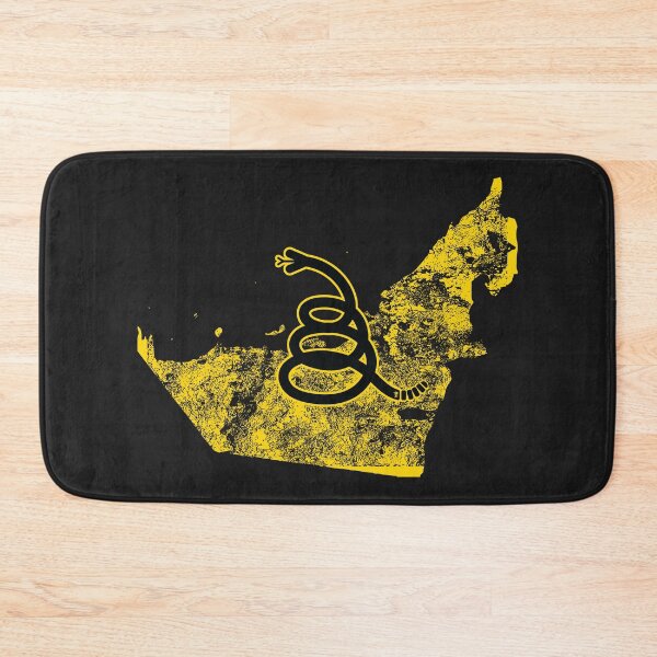 Item preview, Distressed UNITED ARAB EMIRATES  - Freedom Is The Superpower - Modern Gadsden Snake Flag - Dont Tread On Me design designed and sold by pelagio.