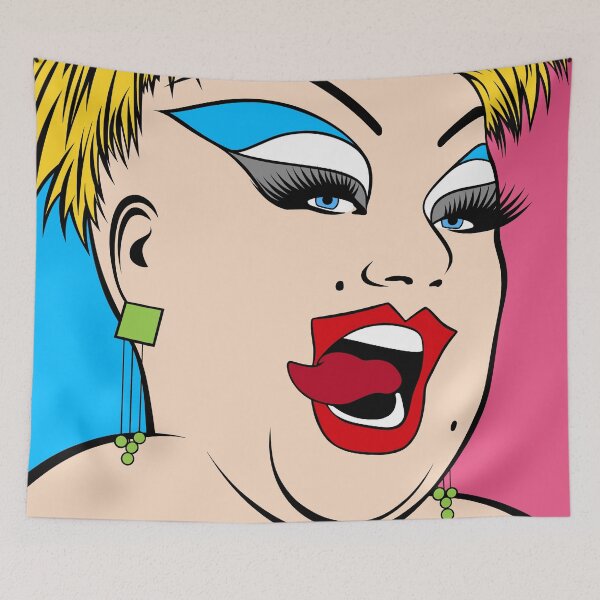 Item preview, Divine Cartoon PopArt Drawing designed and sold by Henrylizarraga.
