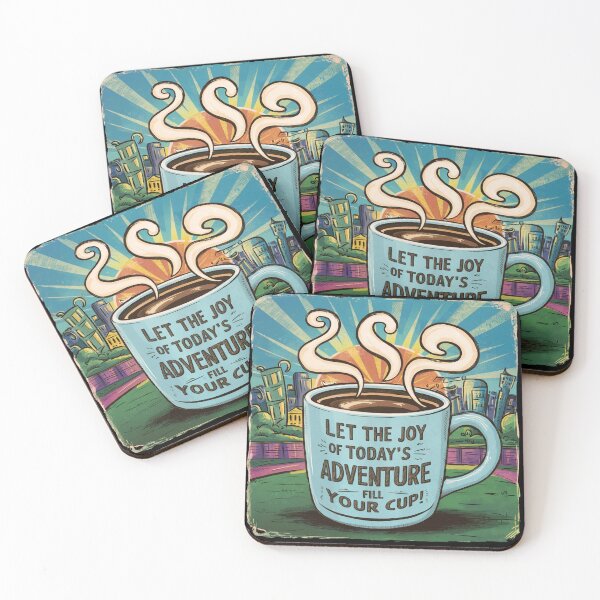 Item preview, Coffee Let The Joy Of Today's Adventure Fill Your Cup designed and sold by BeansHotTees.