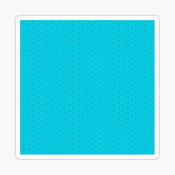 Abstract Turquoise Pattern 10 Sticker