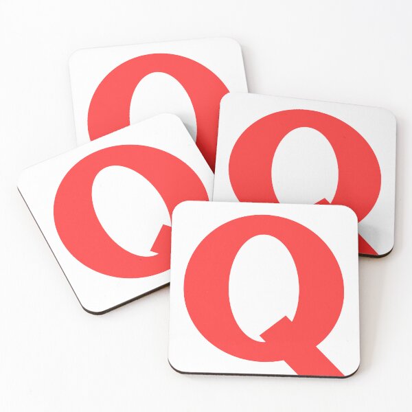 Item preview, Big Red Alphabet Letter Q designed and sold by RobbiesMusic.