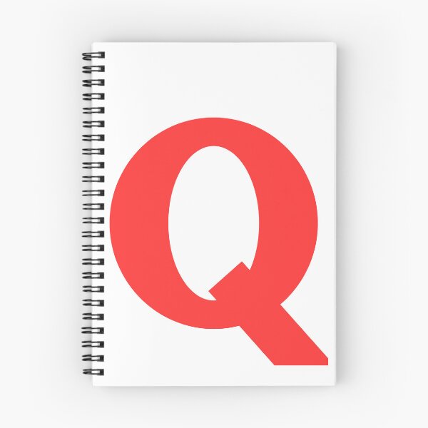 Item preview, Big Red Alphabet Letter Q designed and sold by RobbiesMusic.