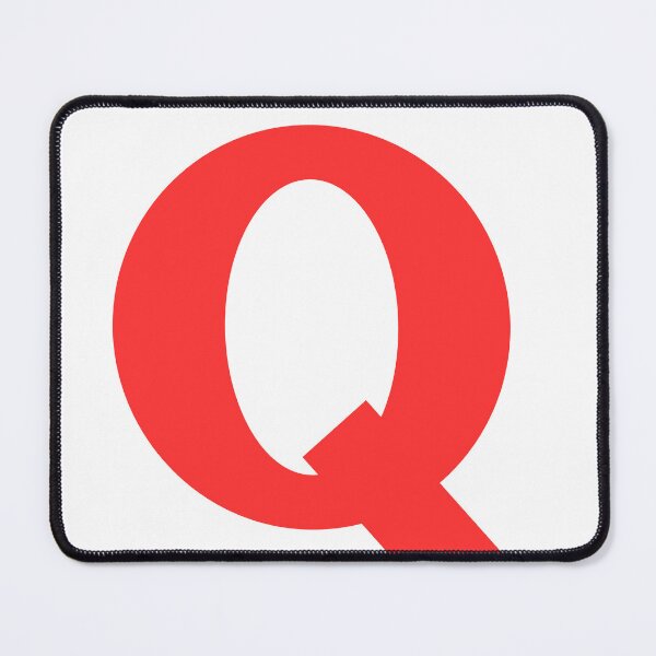 Item preview, Big Red Alphabet Letter Q designed and sold by RobbiesMusic.