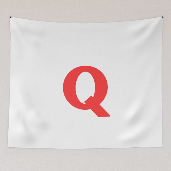 Item preview, Big Red Alphabet Letter Q designed and sold by RobbiesMusic.