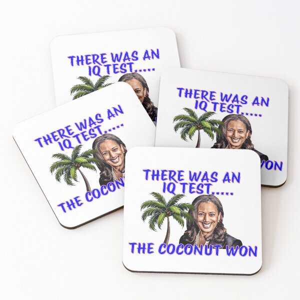 Item preview, Kamala & Coconut IQ Test Coconut Won designed and sold by carolina1.
