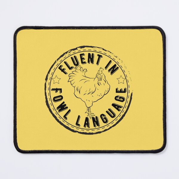 Item preview, Fluent in Fowl Language designed and sold by Lampblack and Bone.