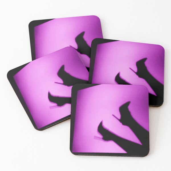 Item preview, shadow high heels on pink projector photo designed and sold by meuliasshop.