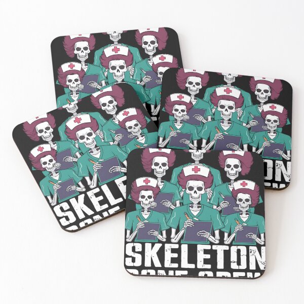 Item preview, Halloween Nurse Skeleton Bone Crew designed and sold by KitonicTees.