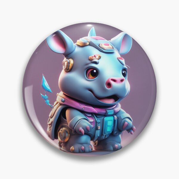 Item preview,  Cute Rhino Gaming Cartoon Vector Icon Illustration designed and sold by hjian8219.
