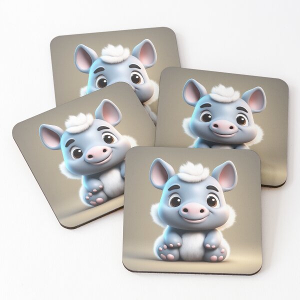 Item preview,  Cute Rhino Gaming Cartoon Vector Icon Illustration designed and sold by hjian8219.