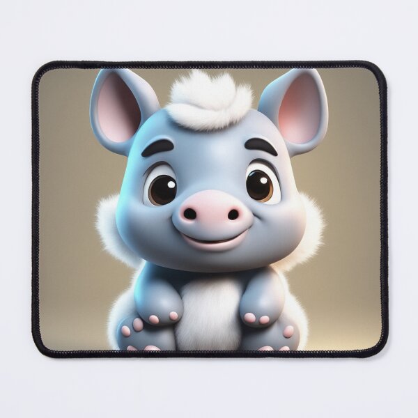 Item preview,  Cute Rhino Gaming Cartoon Vector Icon Illustration designed and sold by hjian8219.