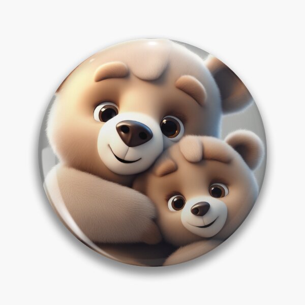 Item preview, Cute Bear Hugging Baby Bear Cartoon Vector Icon Illustration designed and sold by hjian8219.