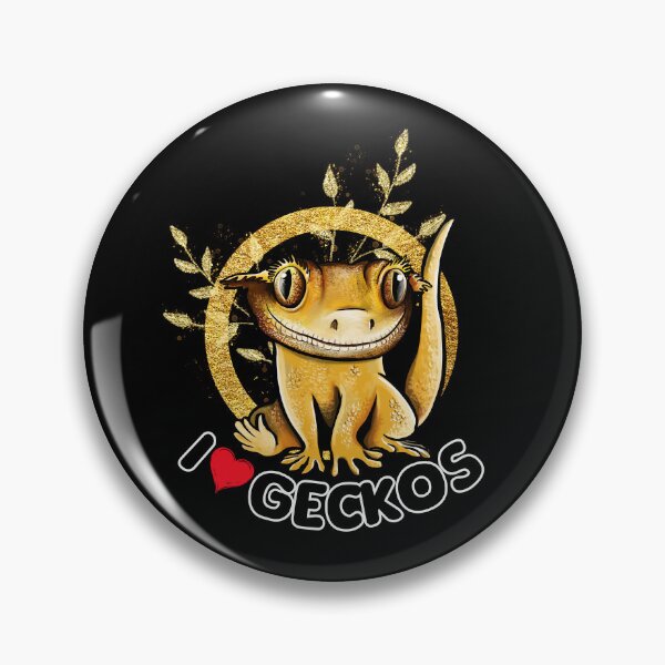 Item preview, I love geckos Cute Crested Gecko Design designed and sold by BeataY6Art.