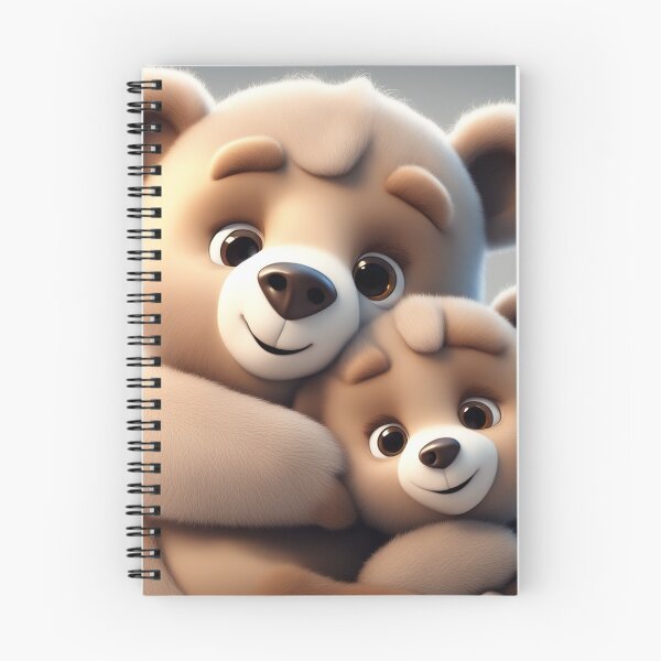 Item preview, Cute Bear Hugging Baby Bear Cartoon Vector Icon Illustration designed and sold by hjian8219.
