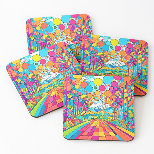 Item preview, Colorful Cartoon Park Scene designed and sold by Health And Fitness Posts e-Store.