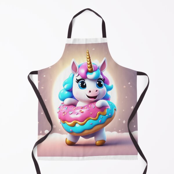 Item preview, Cute Unicorn Riding Donut UFO Cartoon Vector Icon Illustration designed and sold by hjian8219.