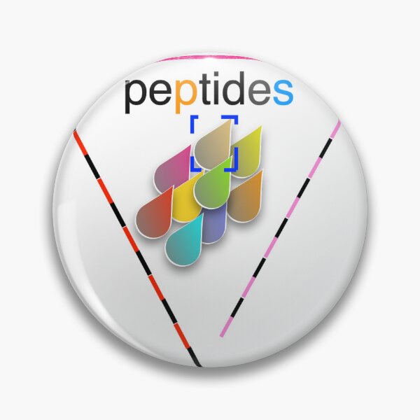 Item preview, Peptides molecules with colors designed and sold by Masatitostores.