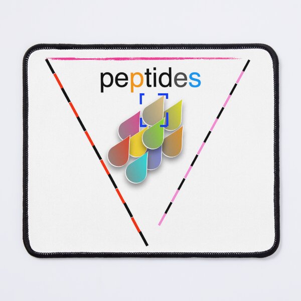 Item preview, Peptides molecules with colors designed and sold by Masatitostores.