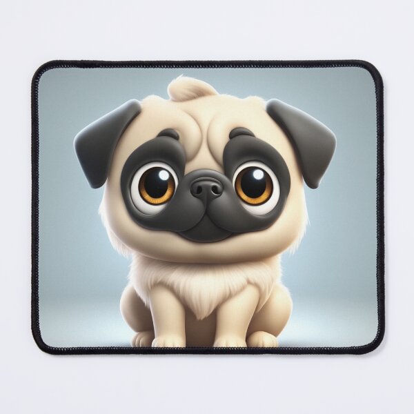 Item preview, Cute Pug Dog Gaming Cartoon Vector Icon Illustration designed and sold by hjian8219.