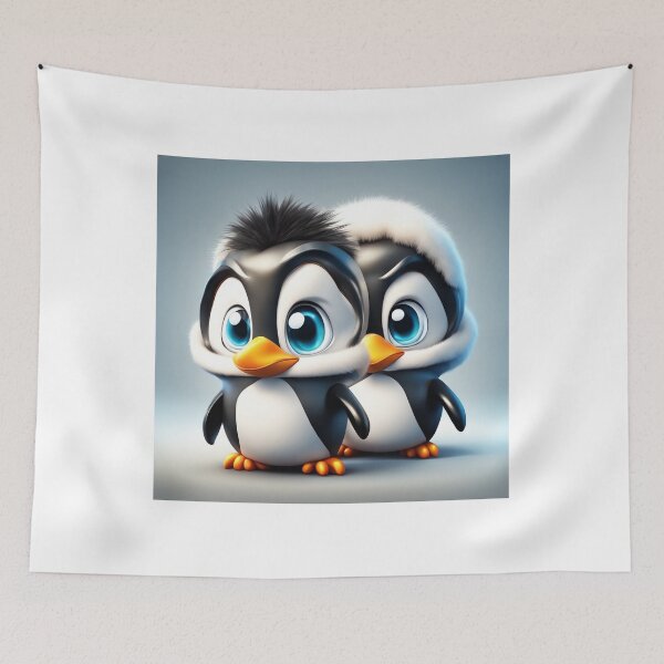 Item preview, Cute Angry Penguin Gaming Cartoon Vector Icon Illustration designed and sold by hjian8219.