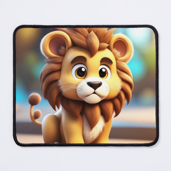 Item preview, Cute Lion Gaming Cartoon Vector Icon Illustration designed and sold by hjian8219.