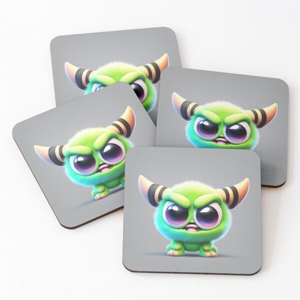 Item preview,  Cute Angry Alien Gaming Cartoon Vector Icon Illustration designed and sold by hjian8219.