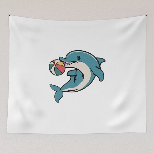 Item preview, Playful Dolphin designed and sold by Gentle40Winks.
