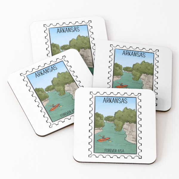 Item preview, Arkansas State stamp designed and sold by RoseRedDawn.