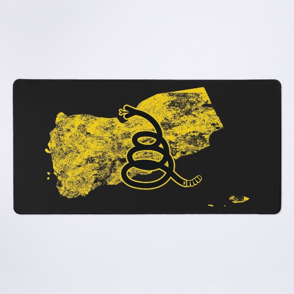 Item preview, Distressed YEMEN - Freedom Is The Superpower - Modern Gadsden Snake Flag - Dont Tread On Me design designed and sold by pelagio.